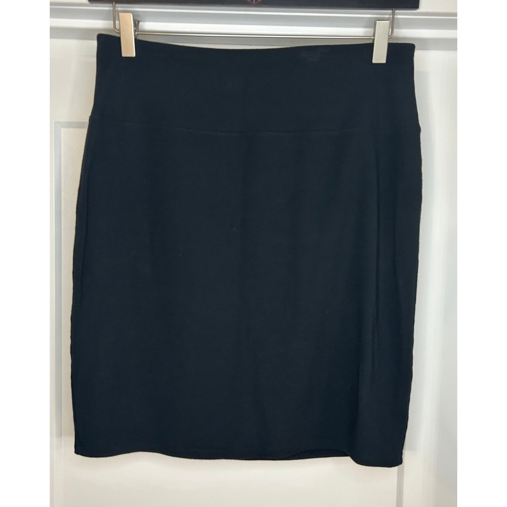 J. Jill Wearever Collection Smooth Fit Pencil Skirt Black Women Small Rayon